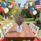 6Pack Patriotic Picks, Artificial Red White and Blue Berry Stem Picks, Patriotic Centerpieces for Tables Decorations, 4th of July Flowers American Decor for Home Independence Day (6)